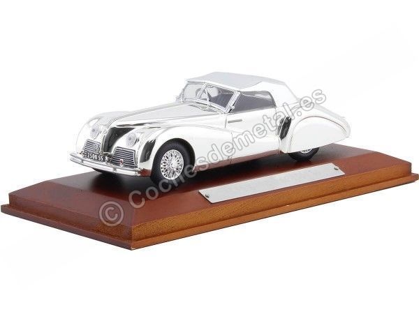 Cochesdemetal.es 1939 Alfa Romeo 6C 2500 SS "Chrome Edition" 1:43 Editorial Salvat Chr109