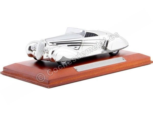 Cochesdemetal.es 1939 Delahaye 185 Figoni Falaschi "Chrome Edition" 1:43 Editorial Salvat CHR124