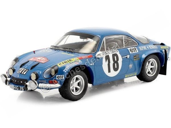 Cochesdemetal.es 1973 Alpine Renault A110 "Winner Rallye Monte Carlo" Andruet/Biche 1:24 IXO Models 24RAL007A