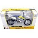 Cochesdemetal.es 2018 Husqvarna Fe 501 Blanca / Azul 1:12 MAISTO 31101 HU01