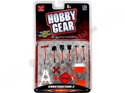 CARSDEMETAL.ES CONSTRUCTION 2 ACCESSOIRES (SÉRIE 1) 1:24 HOBBY GEARD 16060