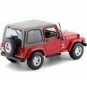 2000 Jeep Wrangler Sahara Rojo Metalizado 1:18 Bburago 12014 Cochesdemetal 2 - Coches de Metal 