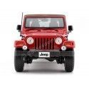 2000 Jeep Wrangler Sahara Rojo Metalizado 1:18 Bburago 12014 Cochesdemetal 3 - Coches de Metal 