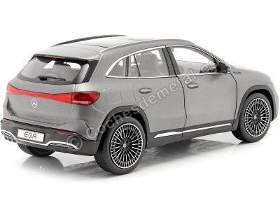 Cochesdemetal.es 2021 Mercedes Benz Eqa (H243) Designo Mountain Gray Magno 1:18 CONCESSIONNAIRE ÉDITION B66960826 2