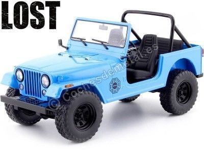 Cochesdemetal.es 1977 Jeep CJ-7 Dharma "Perdidos - Lost" 1:18 Greenlight 19064