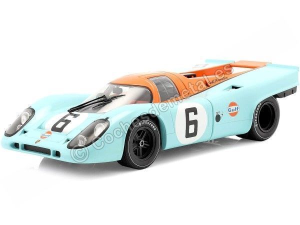 Cochesdemetal.es 1970 Porsche 917k Can-Am Watkins Glen "Brian Redman" Gulf Edition 1:18 CMR147-6