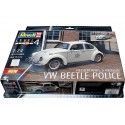 Cochesdemetal.es 1974 Volkswagen Beetle Police "Kit de modèle en plastique" 1:24 Revell 67666