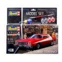 Cochesdemetal.es 1976 Ford Gran Torino Starsky & Hutch "Kit de Modelo de Plástico" 1:25 Revell 67038