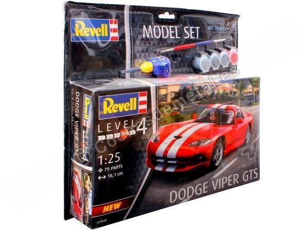 Cochesdemetal.es 1996 Dodge Viper GTS Coupé "Kit de modèle en plastique" 1:25 Revell 67040