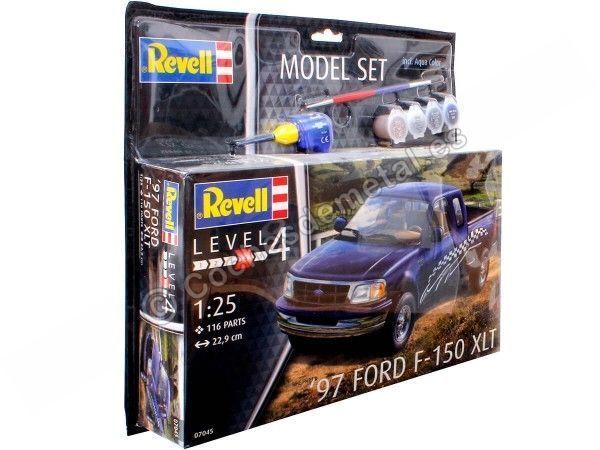 Cochesdemetal.es 1997 Ford F-150 XLT "Kit de Modelo de Plástico" 1:24 Revell 67045