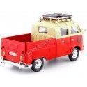 Cochesdemetal.es 1967 Volkswagen Type 2 T1 Pickup Hot Rod Con Portaequipajes 1:24 MOTOR MAX 79582