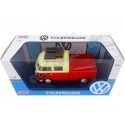 Cochesdemetal.es 1967 Volkswagen Type 2 T1 Pickup Hot Rod Con Portaequipajes 1:24 MOTOR MAX 79582