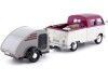 Cochesdemetal.es 1967 Volkswagen Type 2 (T1) Pickup "Set Semana en La Playa" Purple/Beige 1:24 Motor Max 79673