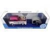 Cochesdemetal.es 1967 Volkswagen Type 2 (T1) Pickup "Set Semana en La Playa" Purple/Beige 1:24 Motor Max 79673