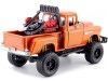 CARSDEMETAL.ES 1955 Chevrolet 1500 Pickup en bordure de pas hors route Métallique Orange 1:24 Motor max 791333