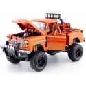 CARSDEMETAL.ES 1955 Chevrolet 1500 Pickup en bordure de pas hors route Métallique Orange 1:24 Motor max 791333