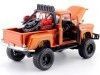 CARSDEMETAL.ES 1955 Chevrolet 1500 Pickup en bordure de pas hors route Métallique Orange 1:24 Motor max 791333