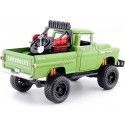 Cochesdemetal.es 1958 Chevrolet Apache Fleetside Pickup Off Road Verde 1:24 Motor Max 79135