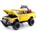 Carsdemetal.es 1966 Chevrolet C10 Fleetside Pickup off Off Road Metallic Yellow 1:24 Max Motor 79131