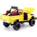 Carsdemetal.es 1966 Chevrolet C10 Fleetside Pickup off Off Road Metallic Yellow 1:24 Max Motor 79131
