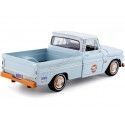 Cochesdelatal.es 1966 Chevrolet C10 Fleetside Pickup "Gulf Edition" Azul / Nararanja 1:24 Motor Max 79648