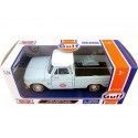 Cochesdelatal.es 1966 Chevrolet C10 Fleetside Pickup "Gulf Edition" Azul / Nararanja 1:24 Motor Max 79648