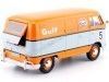 Cochesdemetal.es 1967 Volkswagen Type 2 (T1) Van de livraison "Gulf Edition" 1:24 Motor Max 79649