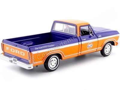 Cochesdemetal.es 1979 Ford F-150 Pickup personnalisé "Gulf Edition" 1:24 Motor Max 79652 2