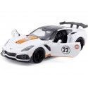 Cochesdemetal.es 2019 Chevrolet Corvette ZR1 "Gulf Edition" 1:24 Motor Max 79657