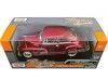 Cochesdemetal.es 1948 Chevrolet Aerosedan Fleetline Rojo Metalizado 1:24 Motor Max 73266