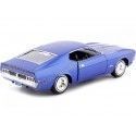 Cochesdemetal.es 1971 Ford Mustang Sportsroof Blue Metallic 1:24 Motor Max 73327