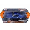 Cochesdemetal.es 1971 Ford Mustang Sportsroof Blue Metallic 1:24 Motor Max 73327