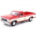 Cochesdemetal.es 1979 Ford F150 Pickup Custom Rojo / Beige 1:24 Motor Max 79346