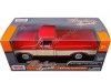 Cochesdemetal.es 1979 Ford F150 Pickup Custom Rojo / Beige 1:24 Motor Max 79346