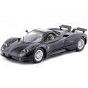 Cochesdemetal.es 2003 Pagani Zonda C12 Black 1:24 Motor Max 73272
