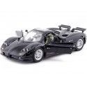 Cochesdemetal.es 2003 Pagani Zonda C12 Black 1:24 Motor Max 73272