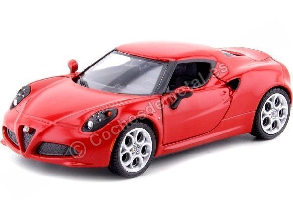 CARSDEMETAL.ES 2013 Alfa Romeo 4c Red 1:24 MOTEUR MAX 79320