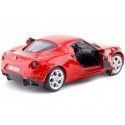CARSDEMETAL.ES 2013 Alfa Romeo 4c Red 1:24 MOTEUR MAX 79320