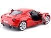 CARSDEMETAL.ES 2013 Alfa Romeo 4c Red 1:24 MOTEUR MAX 79320