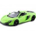 Cochesdemetal.es 2014 McLaren 650S Spyder Green Metallized 1:24 Motor Max 79326