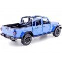 Cochesdemetal.es 2021 Jeep Gladiator Overland Open Top Pickup Azul Metalizado 1:24 Motor Max 79367