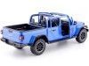 Cochesdemetal.es 2021 Jeep Gladiator Overland Open Top Pickup Azul Metalizado 1:24 Motor Max 79367