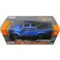 Cochesdemetal.es 2021 Jeep Gladiator Overland Open Top Pickup Azul Metalizado 1:24 Motor Max 79367