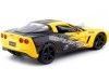 Cochesdemetal.es 2005 Chevrolet Corvette C6 Racing Amarillo / Negro 1:24 Motor Max 73774