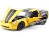 Cochesdemetal.es 2005 Chevrolet Corvette C6 Racing Amarillo / Negro 1:24 Motor Max 73774