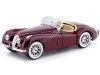 Cochesdemetal.es 1951 Jaguar XK 120 Roadster Granate 1:24 Bburago 22018