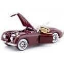 Cochesdemetal.es 1951 Jaguar XK 120 Roadster Granate 1:24 Bburago 22018