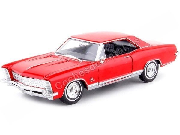 Cochesdemetal.es 1965 Buick Riviera Gran Sport Rojo 1:24 Welly 24072