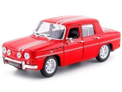 1967 Renault 8 R8 Gordini 1100 Rojo/Blanco 1:24 Welly 24015 Cochesdemetal.es