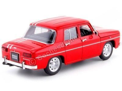 1967 Renault 8 R8 Gordini 1100 Rojo/Blanco 1:24 Welly 24015 Cochesdemetal.es 2